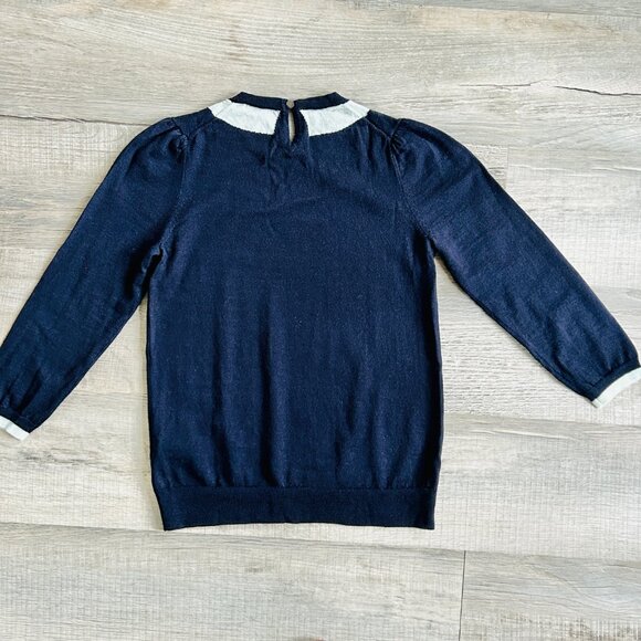 J. Crew 100% Merino Trompe L'Oeil Intarsia Pullover Sweater (size XS) - Picture 8 of 15